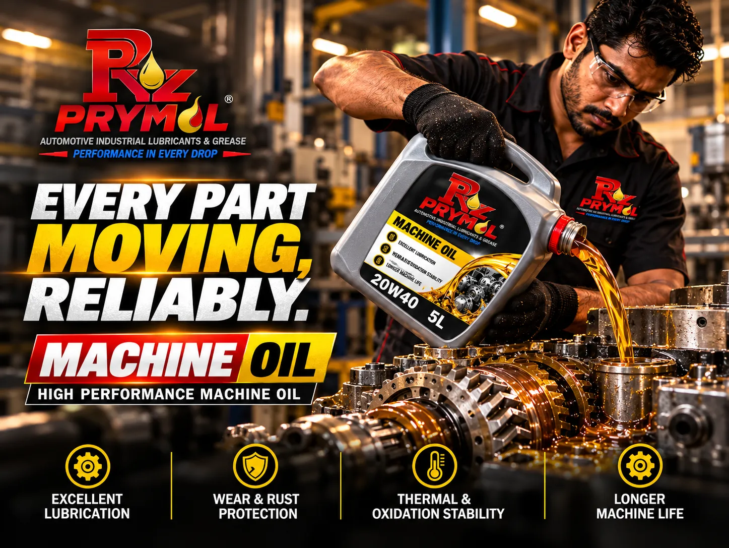 Prymol Machine Oil plant application guide